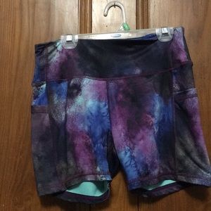 Galaxy bike short with side pockets
